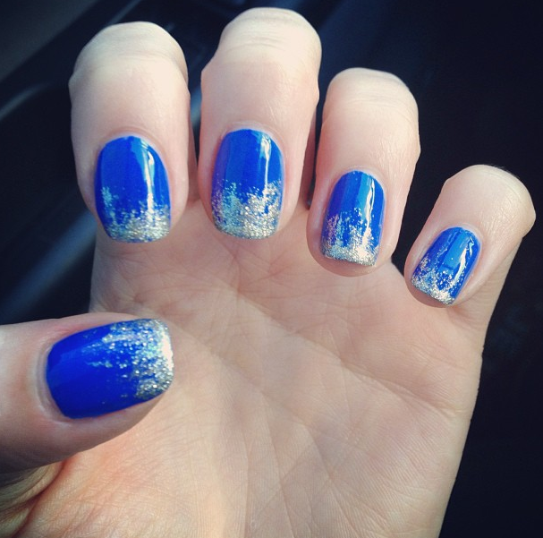 Ombre Sparkle – New Years Eve Nails