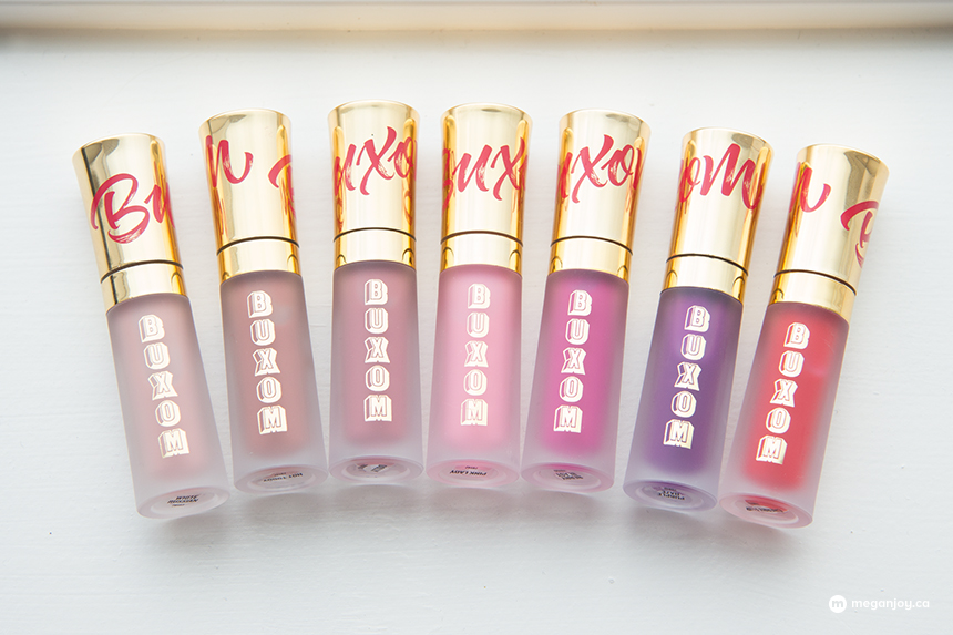 buxom lip cream swatches