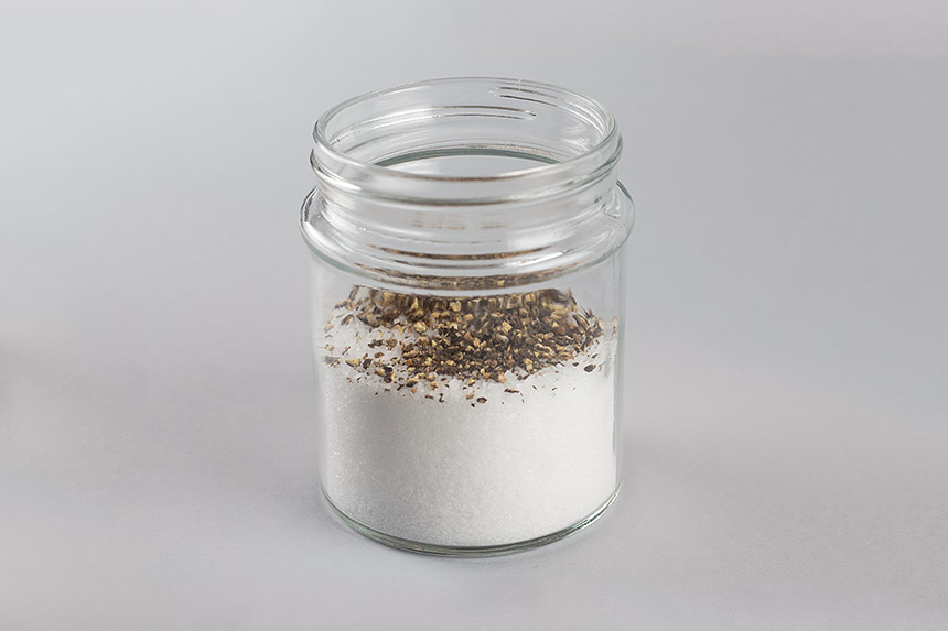 DIY Coconut Pepper + Mint Body Scrub