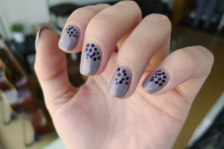 Grape and Wine Inspired Nails