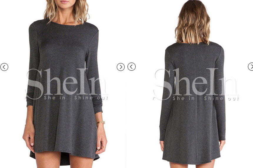 gray-dress-shein