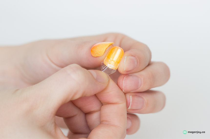 impress-press-on-manicure, ombre, tutorial, how-to, step-by-step, in-the-spotlight