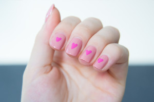 Simple Valentine’s Day Mani