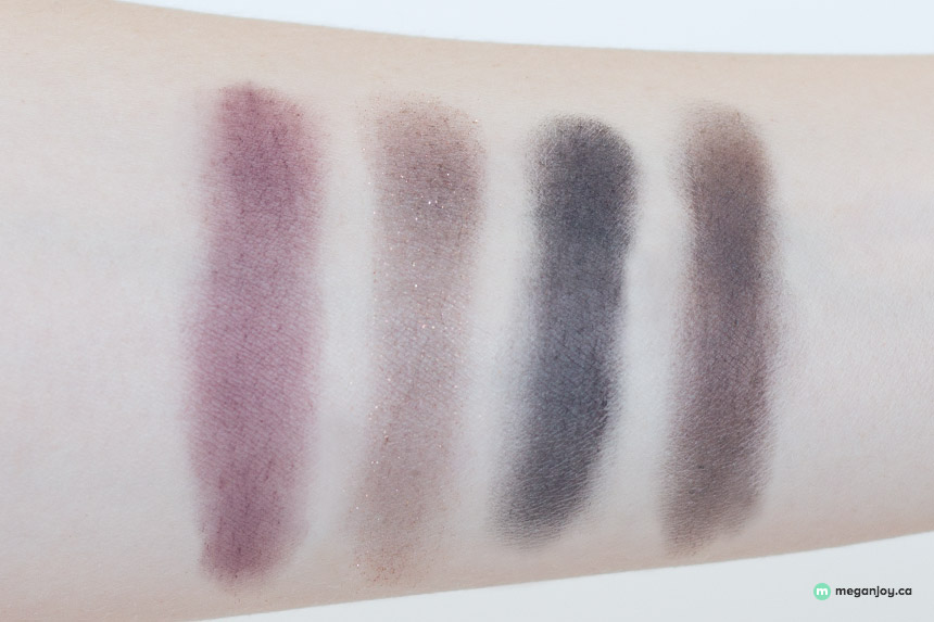 thebalm, swatches, nude-tude-eyeshadow-palette