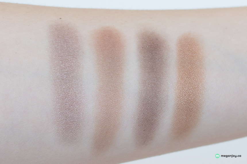 thebalm, swatches, nude-tude-eyeshadow-palette