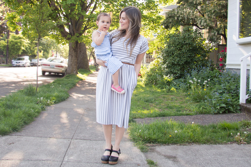 Roolee Micah Stripe MOM Dress